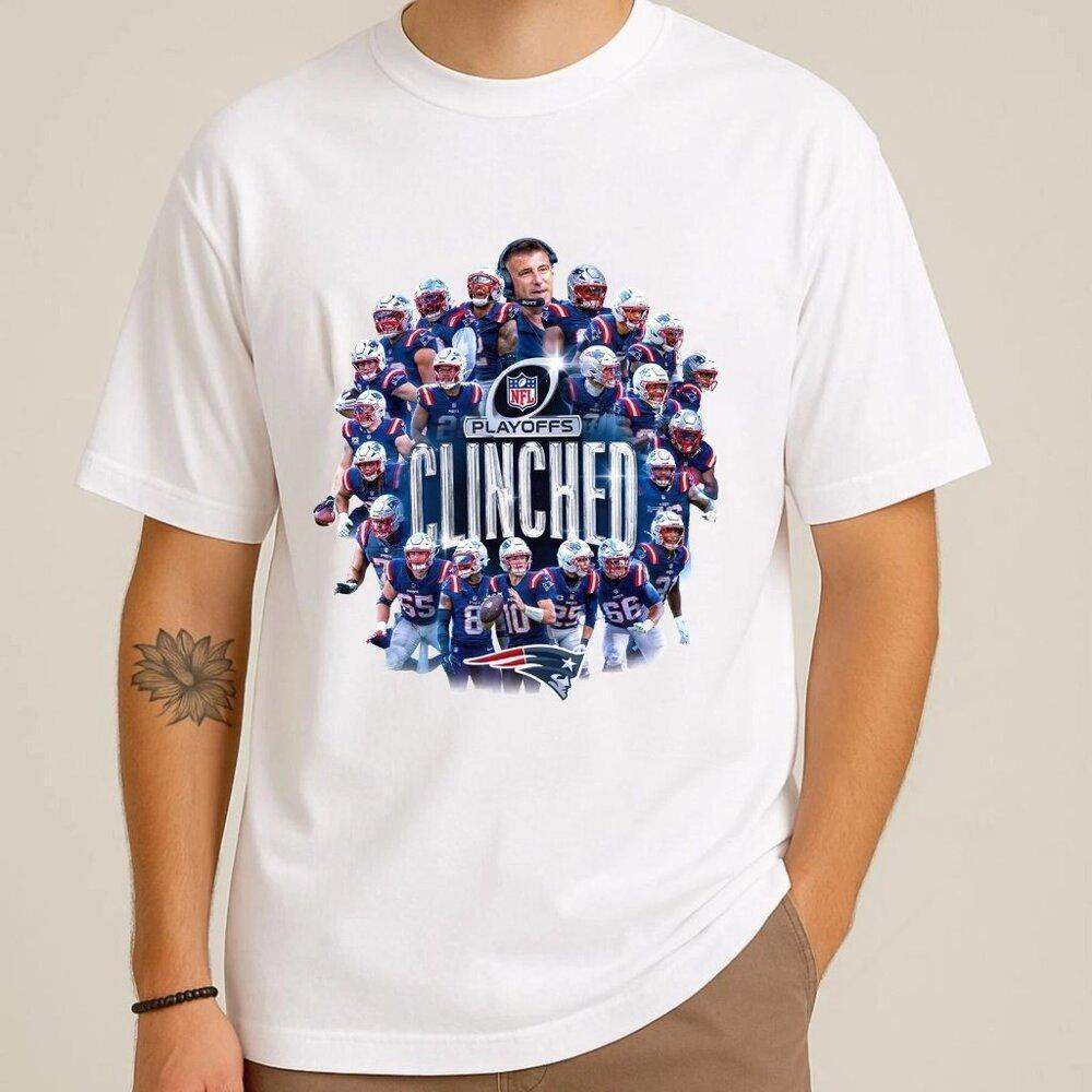 England Patriots LetS Go Playoff T Shirt
